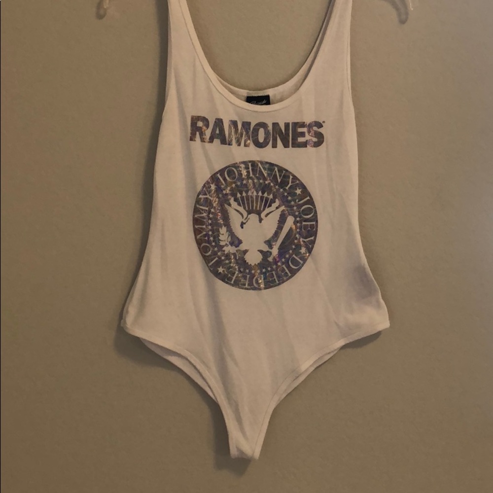 Ram ones white bodysuit